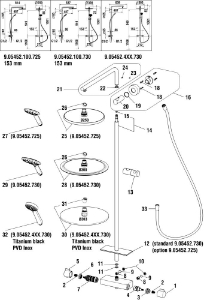 Bild von LAUFEN - WANDHALTERUNG FÜR SHOWERSTATION F423, Art.Nr. :WI529058423060