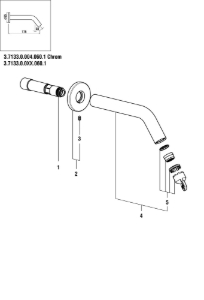 Bild von LAUFEN - AUSLAUF KOMPLETT BAD A175MM F462, Art.Nr. :WI534106462000
