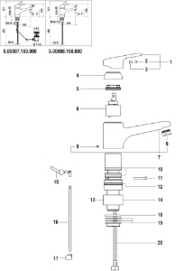 Bild von LAUFEN - AUSLAUF 145MM WTM SCHWENK CITYPRO CHRO, Art.Nr. :WI534121100000