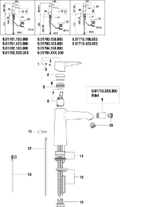 Bild von LAUFEN - GELENKMISCHDÜSE BIDETMISCHER M18X1 F423, Art.Nr. :WI559082423000