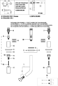 Bild von LAUFEN - DEKORROHR ZU UP WASCHTISCHMISCHER F428, Art.Nr. :WI562025428