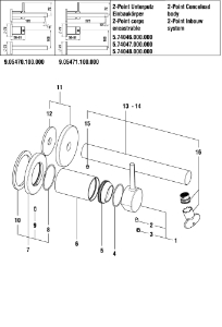Bild von LAUFEN - SIMIBOX 2-POINT TWINPLUS DEKORHÜLSE CHRO, Art.Nr. :WI562059100