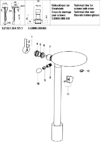 Bild von LAUFEN - KAPPE ZU KARTELL BAD MISCH. CHRO, Art.Nr. :WI567049100000