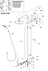 Bild von LAUFEN - HAUBE FÜR E40 TWIN LAUFEN CHRO, Art.Nr. :WI567061100600