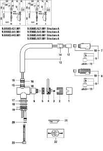 Bild von LAUFEN - HAUBE TWIN d42 STRUKTURIERT LAUFEN F441, Art.Nr. :WI567070441600