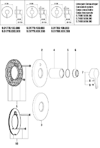 Bild von LAUFEN - HEBEL PURE d40MM E40 LAUFEN F428, Art.Nr. :WI570145428600