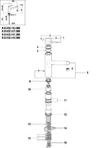Bild von LAUFEN - HEBEL SPTM TWINPLUS LAUFEN RUND STA F441, Art.Nr. :WI570150441600