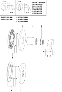 Bild von LAUFEN - HEBEL LAURIN E40MM LAUFEN CHRO, Art.Nr. :WI570154100600