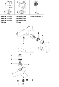 Bild von LAUFEN - HEBEL LAURIN LAUFEN 35 MM F428, Art.Nr. :WI570165428600