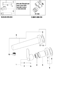 Bild von LAUFEN - HEBEL F25 NEWCLASSIC ZU SBOX 2P F462, Art.Nr. :WI570171462000