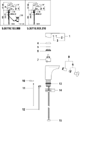 Bild von LAUFEN - HEBEL SWISSTAP d42 K35 LAUFEN F428, Art.Nr. :WI570195428600