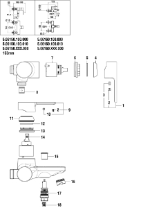 Bild von LAUFEN - HEBEL SWISSTAP d48 E40 LAUFEN BAD CHRO, Art.Nr. :WI570198100600