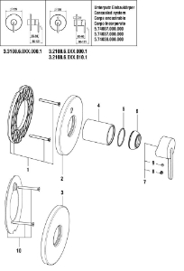 Bild von LAUFEN - HEBEL 48MM LUA E40 LAUFEN CHRO, Art.Nr. :WI570209100600