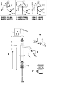 Bild von LAUFEN - HEBEL MEDA d35 LAUFEN F428, Art.Nr. :WI570218428600