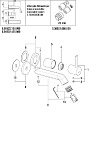 Bild von LAUFEN - HEBEL UMG MEDA d35 LAUFEN F428, Art.Nr. :WI570218428660