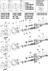 Bild von LAUFEN - TEMPERATUR GRIFF KPL S-BOX-TH-2G CHRO, Art.Nr. :WI571056100000
