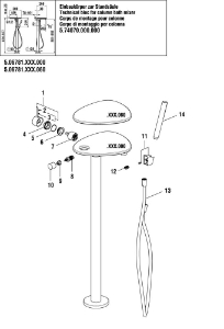 Bild von LAUFEN - UMSTELLER MONTIERT F428, Art.Nr. :WI576502428000
