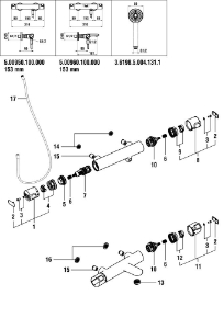 Bild von LAUFEN - MENGENGRIFF CITYPRO THERMO DUSCHE, Art.Nr. :WI577091100000