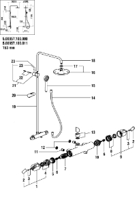 Bild von LAUFEN - WANDHALTER ZU SHOWERSTATION CHRO, Art.Nr. :WI577123100000