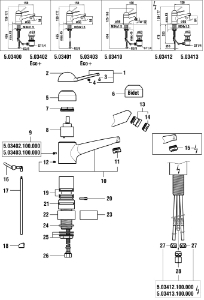 Bild von LAUFEN - VERSCHRAUBUNG G3/8-d8 - 8 L/MIN CHRO, Art.Nr. :WI805890100