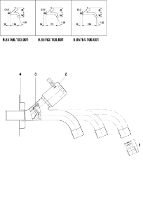 Bild von LAUFEN - GRIFF KOMPL. ZU 985760/62/64 LAUFEN CHRO, Art.Nr. :WI9155721100600
