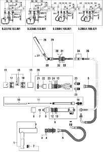 Bild von LAUFEN - GRIFF MIT FÜHRUNG TWIN L75 d48 CHRO, Art.Nr. :WI9156236100001