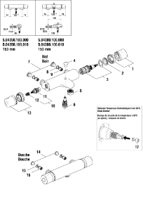 Bild von LAUFEN - UMSTELLER NEOPERL TYPE 08030-DVA L=61.3, Art.Nr. :WI9159028100002
