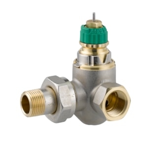 Bild von Danfoss - Ventilgehäuse, RA-DV, Dynamisch (druckunabhängig), Doppelwinkel rechts, Art.Nr. :013G7717