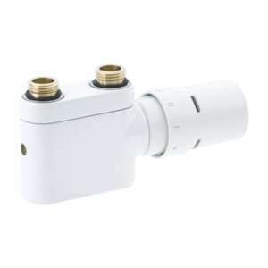 Bild von Danfoss - VHX/RAX-Sets (X-tra Collection), VHX-DUO, RAX, Durchgang, 50-mm-Anschluss, Verkehrsweiß RAL 9016, Art.Nr. :013G4278