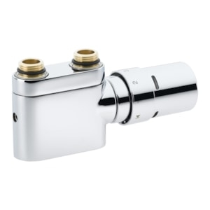 Bild von Danfoss - VHX/RTX-Sets (X-tra Collection), VHX-DUO, RTX, Durchgang, 50-mm-Anschluss, Chrom, Art.Nr. :013G4376