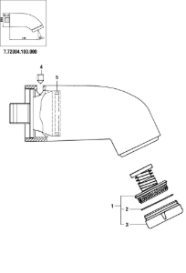 Bild von LAUFEN - FIXIERMUTTER VERCHROMT M45, Art.Nr. :WI773221000000
