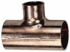 Picture of +GF+ Serie 7000 Lötfittings T reduziert Kupfer, Passend zu 76 - 54 - 76, Art.Nr. :767130123