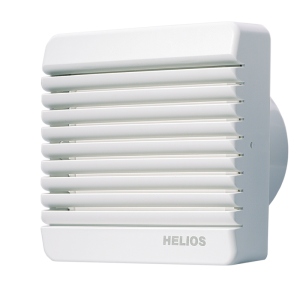 Bild von Helios - HR 90 KEZ Minilüfter mit Kugellager und elektr. Verschlussklappe und Nachlauf, Art.Nr. : HR 90 KEZ