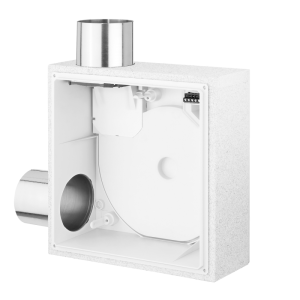 Bild von Helios - ELS-GUBZL UP-Gehäuse mit Brandschutzabsperrklappe, u. -ummantelung K90, 2. Anschluss links, Art.Nr. : ELS-GUBZL