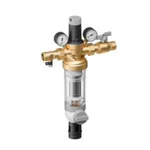 Bild von Honeywell Resideo Hauswasser-Station HS10S, 100 µm, bleifrei, Gewindetülle 1 1/2", Art.Nr. :HS10S-11/2LFAA