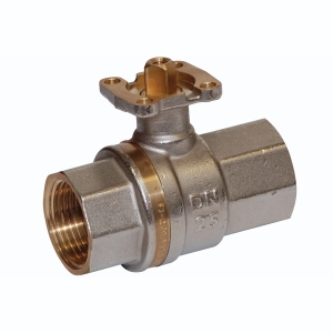 Bild von Belimo Auf/Zu-Kugelhahn, 2-Weg, DN 50, Innengewinde, Rp 2", PN 25, ps, Kvs 243 m³/h, Mediumstemperatur -15...90°C [5...194°F], Art.Nr. :K250B