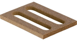 Bild von Schalldämmplatte für Geberit GIS Montagewinkel 13 cm x 13 cm, Art.Nr. :461.194.00.1