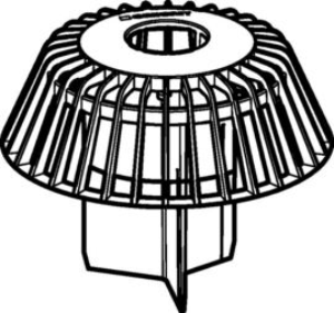 Bild von Laubfang, zu Geberit Dachwassereinlauf für Bitumen, Art.Nr. :242.830.00.1
