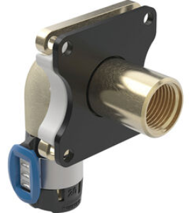 Bild von Geberit FlowFit Bogenwanddurchführung 90°: d=20mm, Rp=1/2", Art.Nr. :620.804.00.1