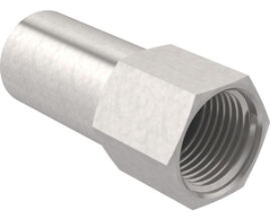 Bild von Geberit Mapress Therm Übergang mit Innengewinde und Einschubende: d=22mm, Rp=1/2", Art.Nr. :40935