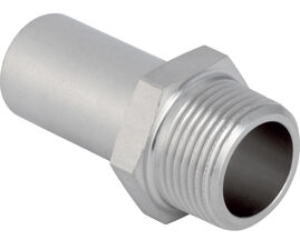 Bild von Geberit Mapress Therm Übergang mit Aussengewinde und Einschubende: d=28mm, R=1", Art.Nr. :41937